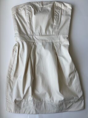 French Connection Strappy Dress Cream